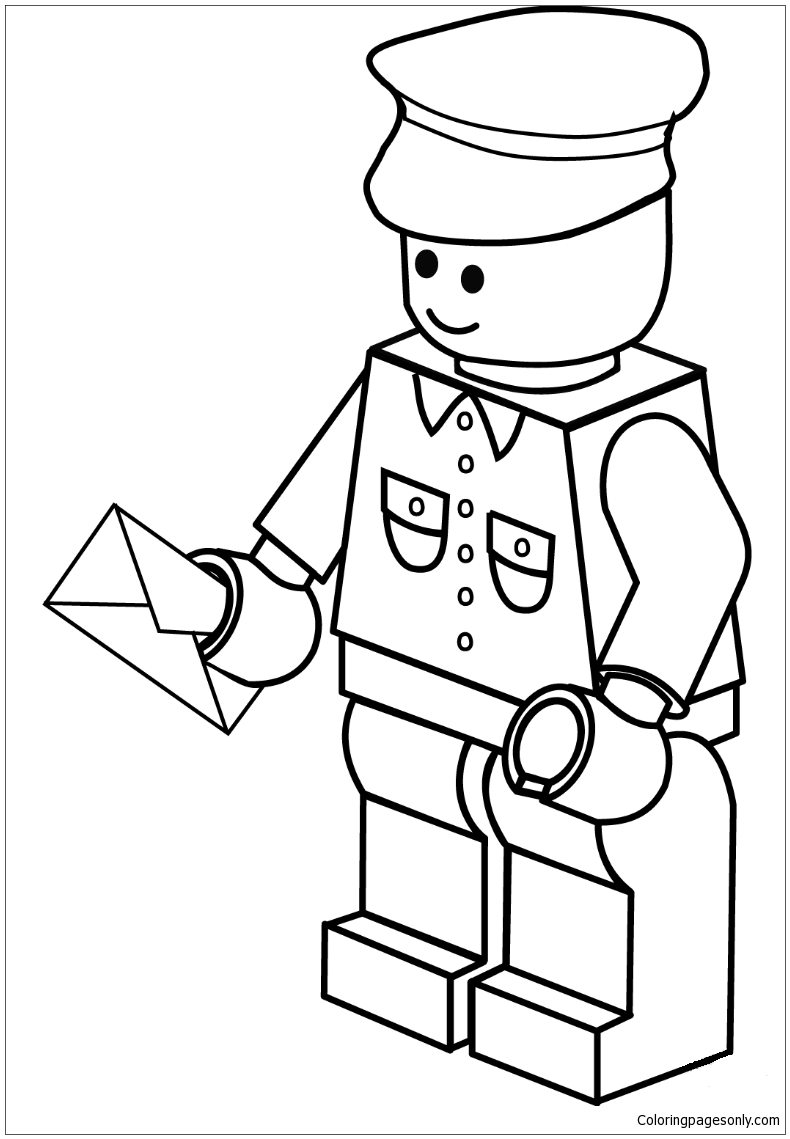 Лего Почтальон из Лего