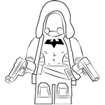 Lego Red Hood Coloring Pages