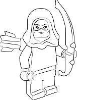Lego Roy Harper Coloring Pages
