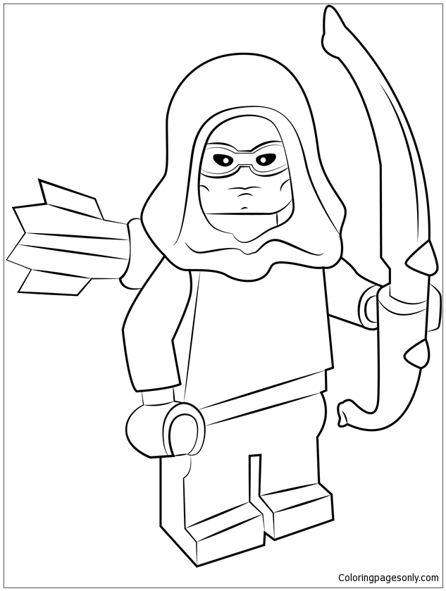 Lego Roy Harper Coloring Pages