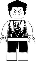 Lego Sinestro Coloring Pages