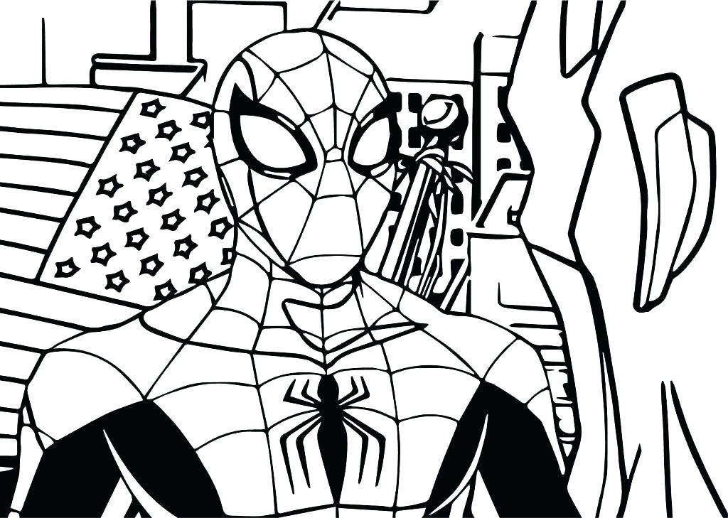 lego spiderman coloring page