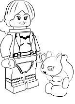Lego Squirrel Girl Coloring Page