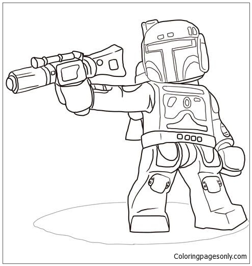boba fett coloring page