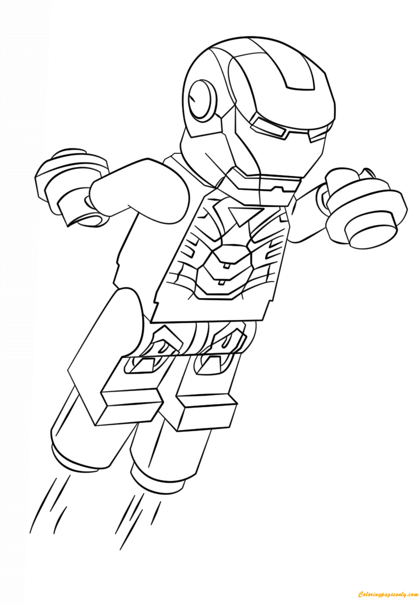 lego thor coloring pages