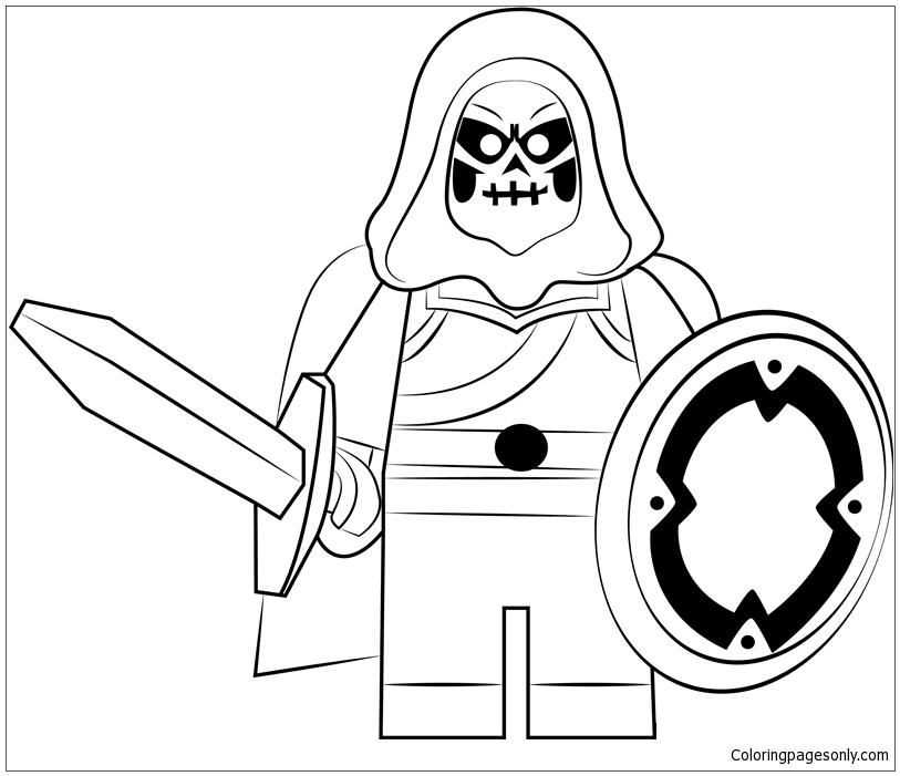 Lego Taskmaster Coloring Pages