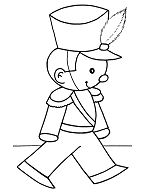 Lego Toy Soldier Coloring Page