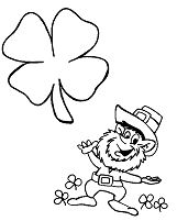 Leprechaun St Patricks Day Coloring Pages