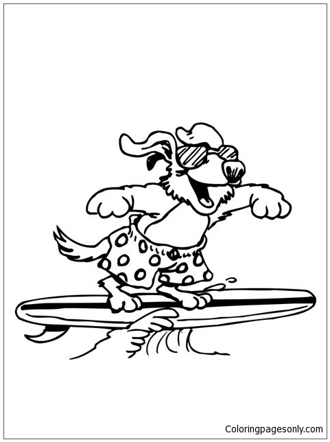 Let S Surf Coloring Pages