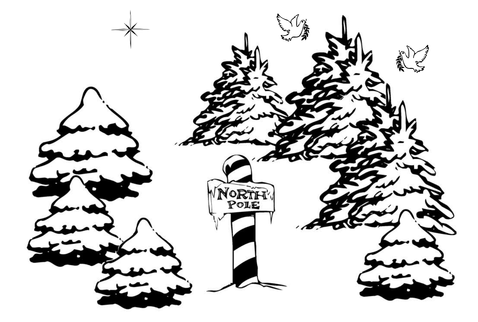 Letter For Santa Coloring Page