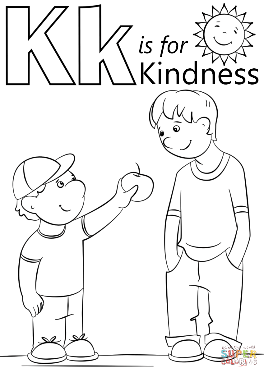 Letter K is for Kindness from Letter K