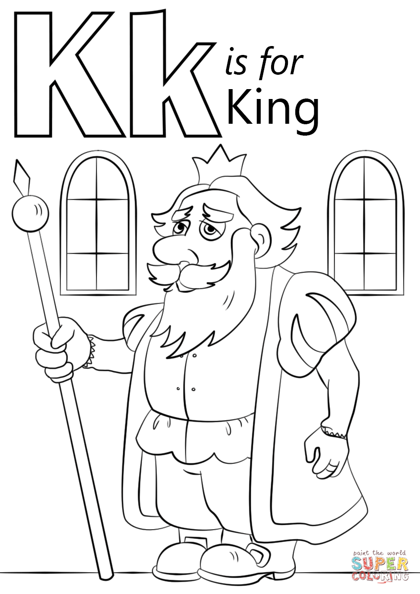 Letter K is voor Koning van Letter K