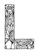 Letter L for kids Coloring Pages