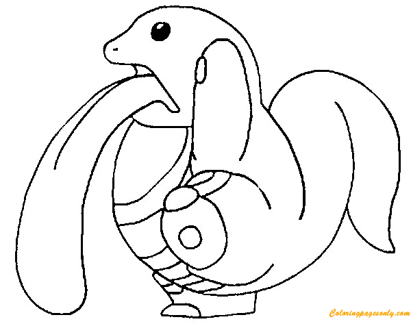 Lickitung Pokemon Coloring Pages