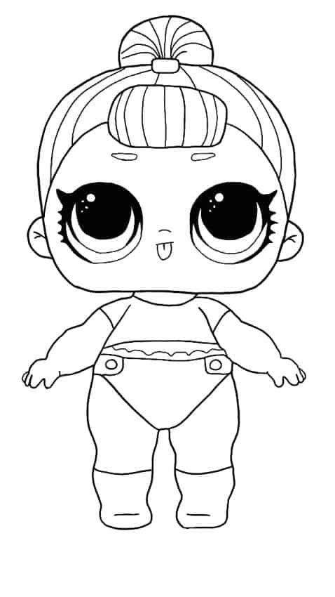 Lol Suprise Doll Lil Pins Coloring Pages