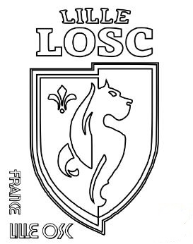 Lille OSC Coloring Page