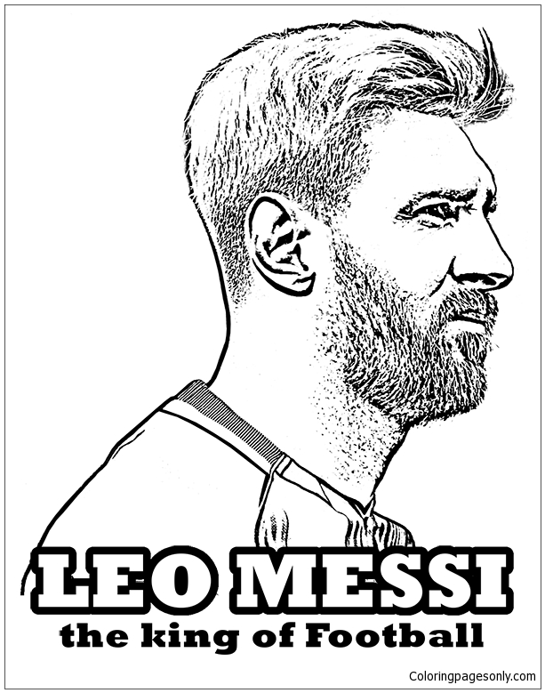 Lionel Messi-image 1 Coloring Page - Free Printable Coloring Pages