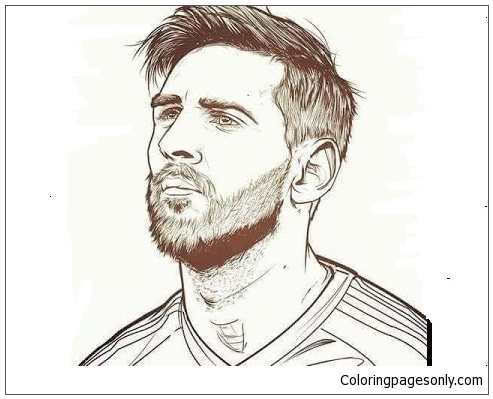 Messi Printable Coloring Pages Coloring Page