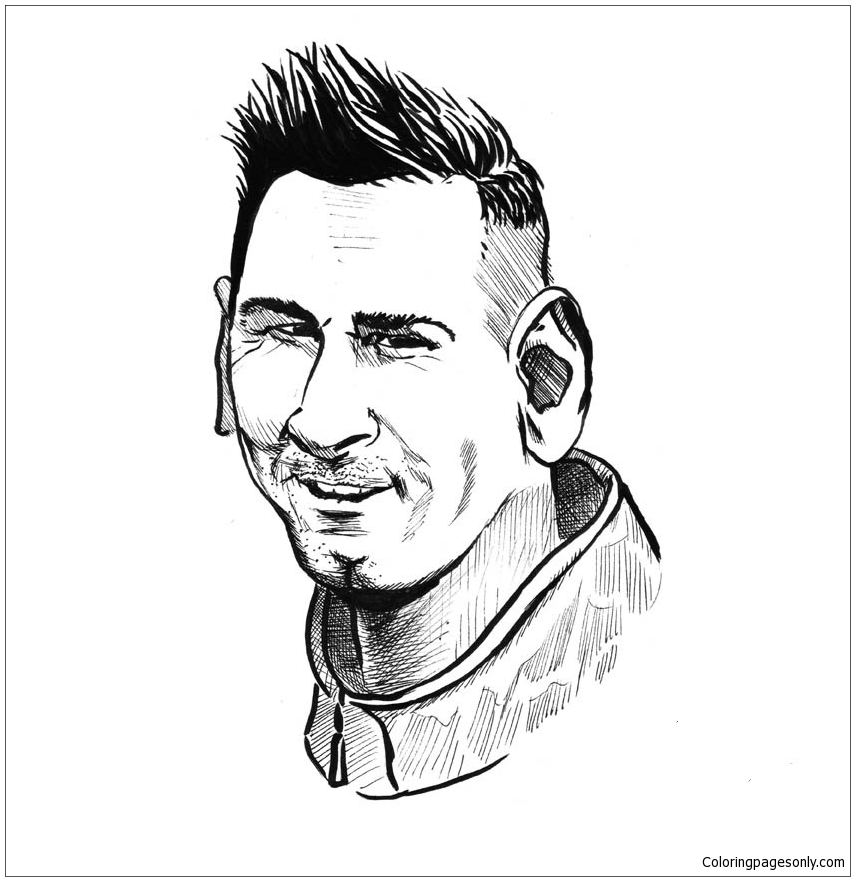 Lionel Messi-image 18 Coloring Page
