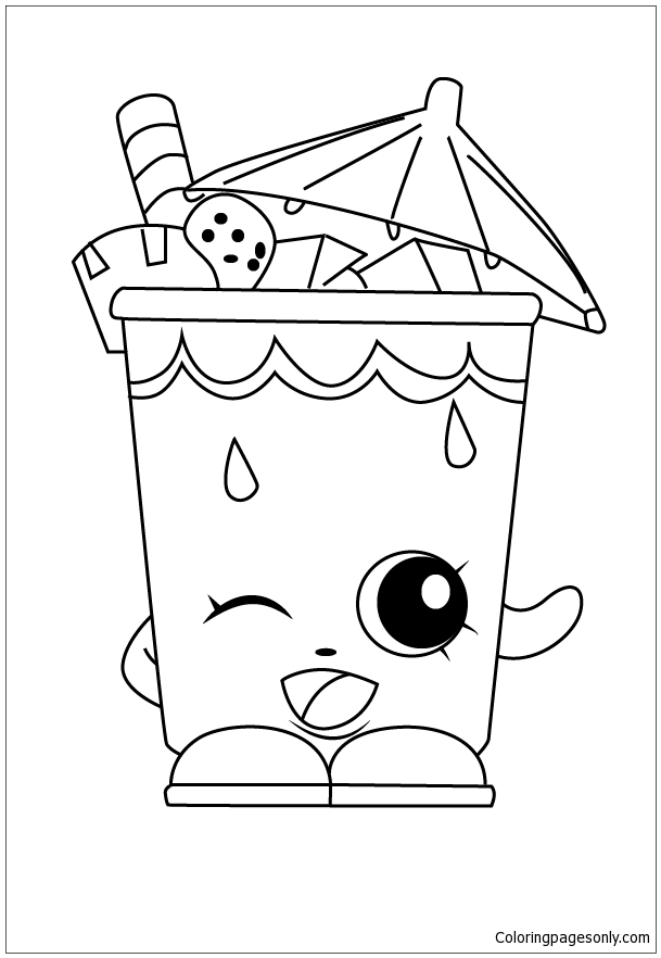 Little Sipper from Shopkins Coloring Page - Free Coloring Pages Online