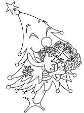 Live Xmas Tree Coloring Pages