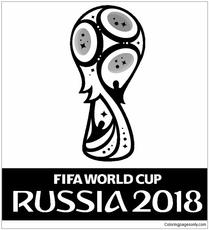 Logo Russland 2018 vom WM-Logo