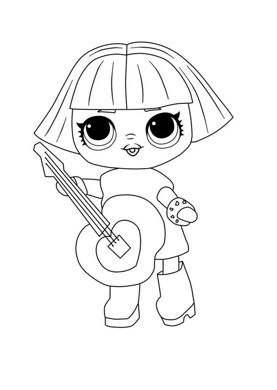 Lol Surprise Doll Character Coloring Pages