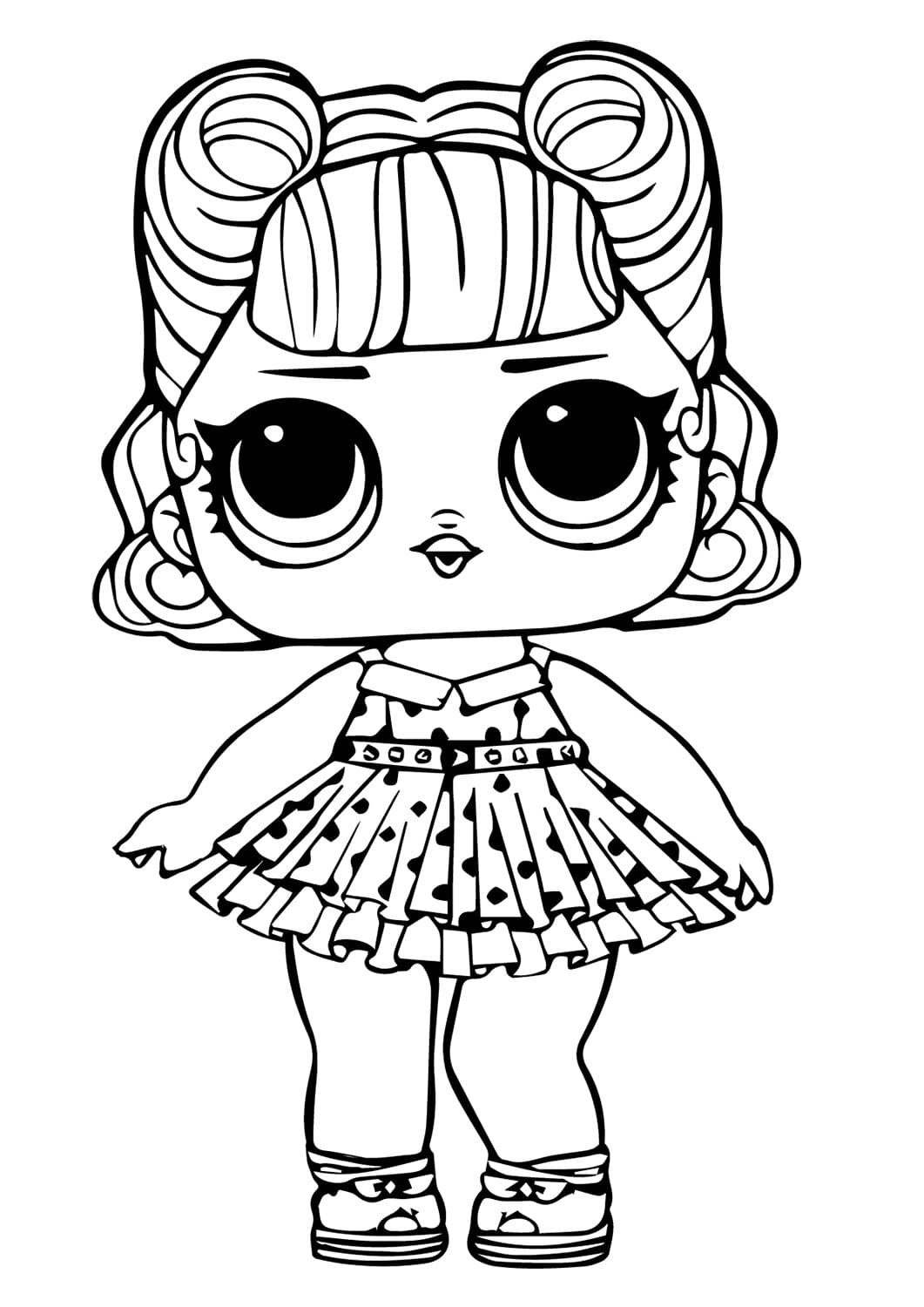 Lol Suprise Doll Jitterbug Coloring Pages