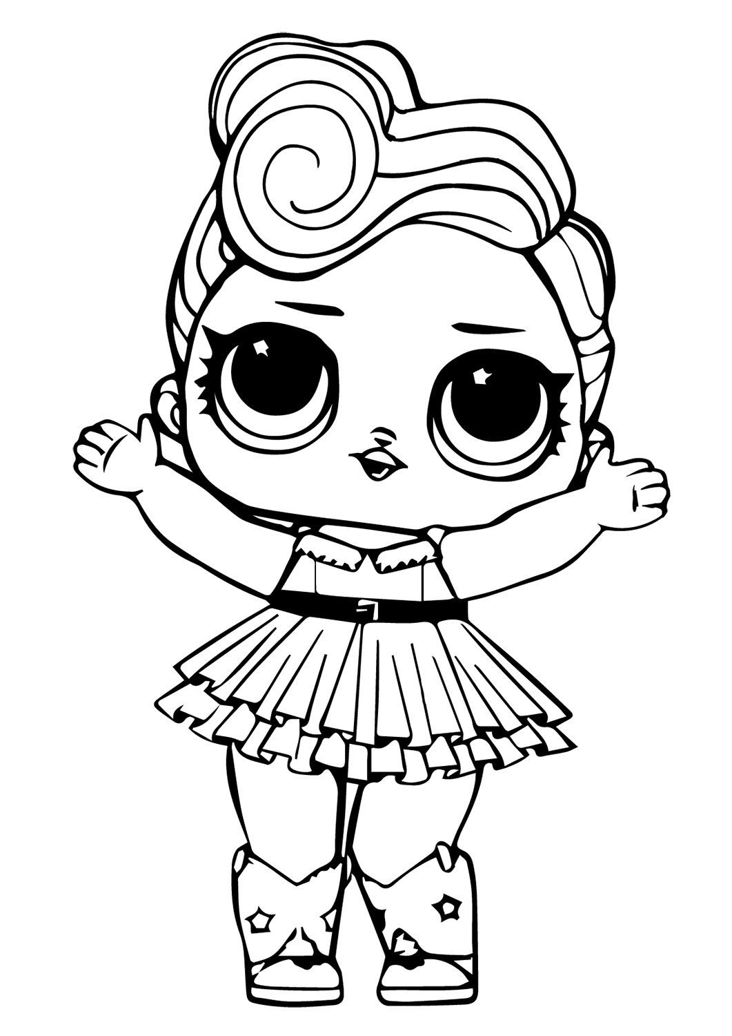 Lol Suprise Doll Luxe Coloring Pages