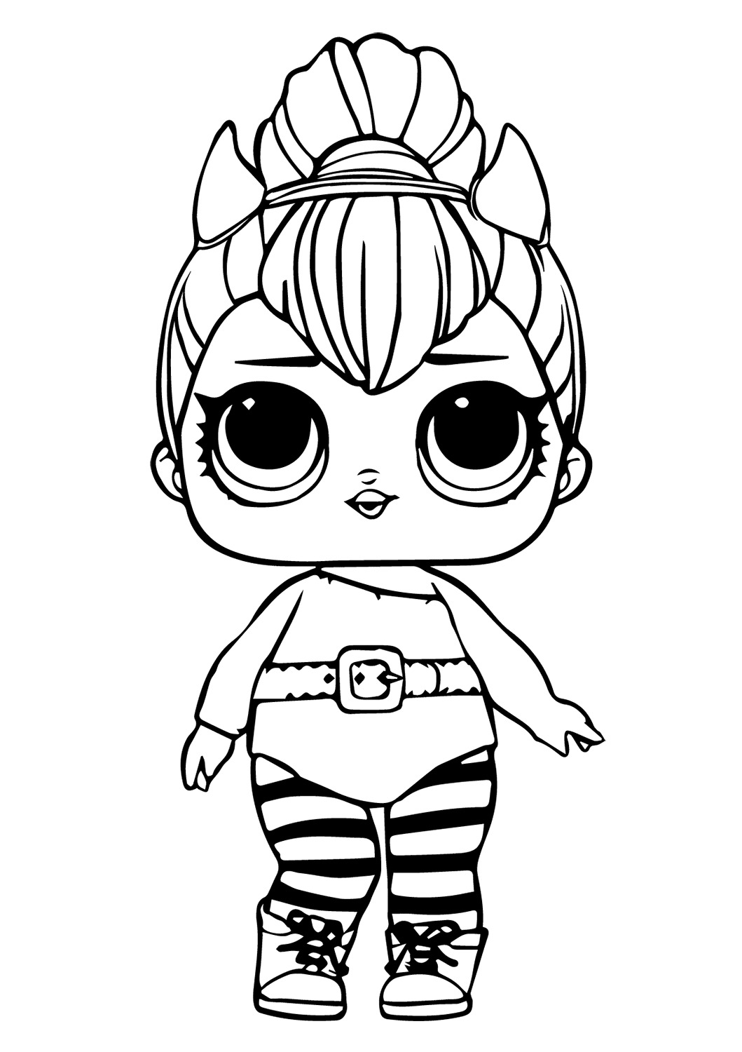 Lol Suprise Doll Spice Coloring Pages