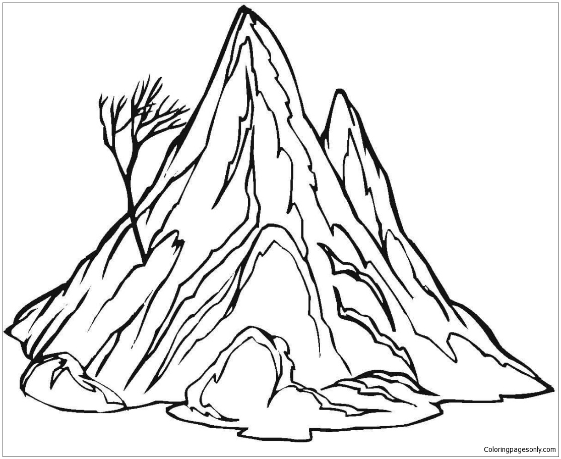 splash sheet coloring mountain Coloring Pages Mountain Pages Splash Coloring