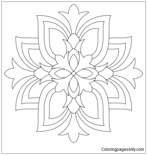 Lotus Mandala 1 from Mandala