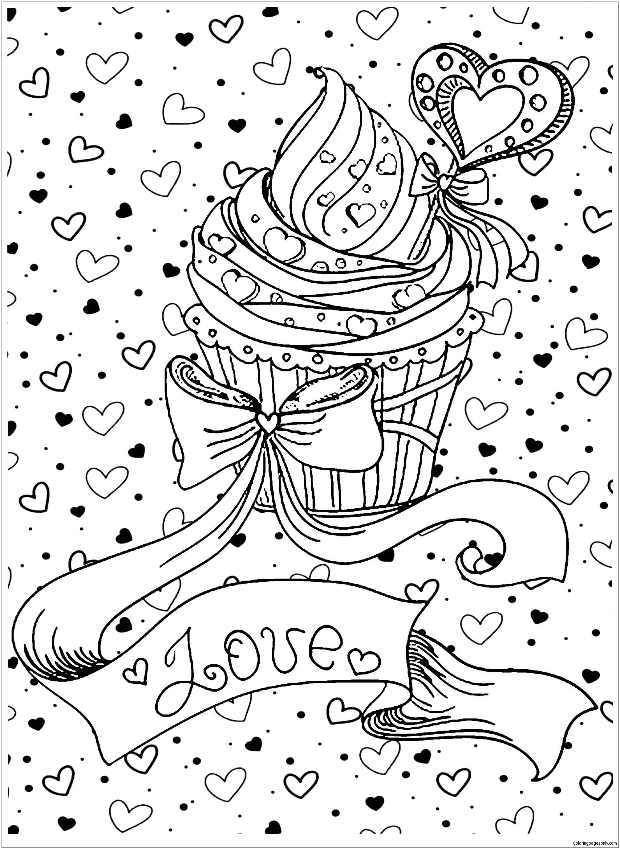 Cupcake Unicorn Coloring Page 10 Best Unicorn Cupcake Coloring Pages 
