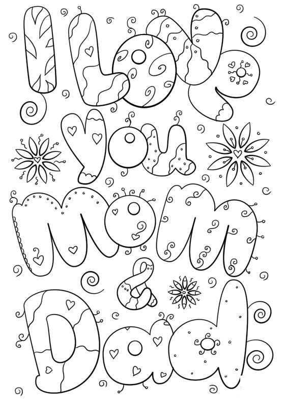 720 Valentines Day Coloring Pages For Dad Best