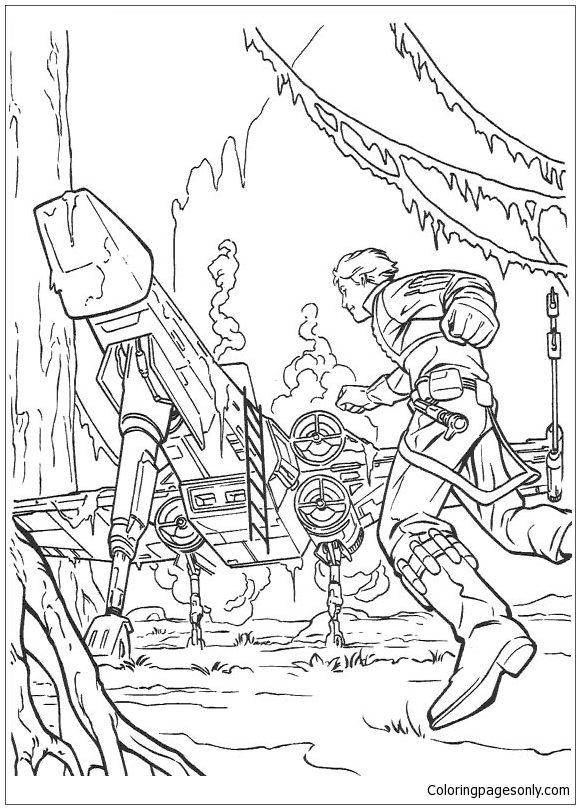 Lovely Star Wars Coloring Page