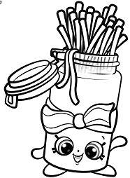Lyn Gweeny Shopkins Coloring Page