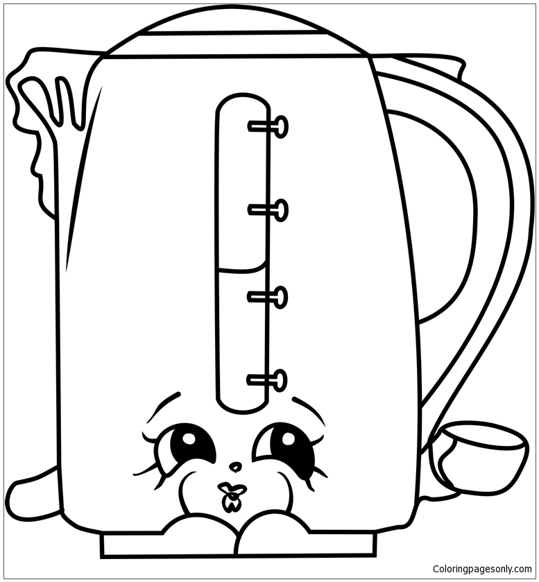 Ma Kettle Shopkins Coloring Page