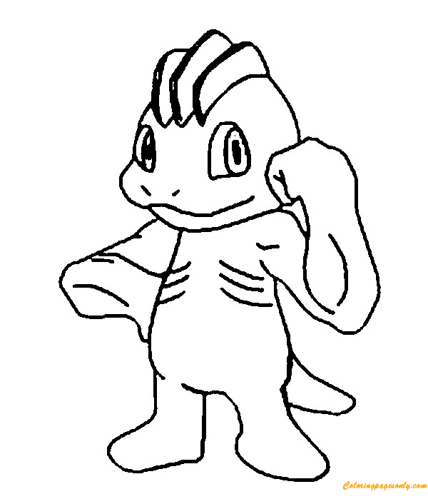 Machop Pokemon van Pokemon-personages