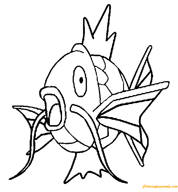 Magikarp-Pokémon von Pokemon-Charakteren