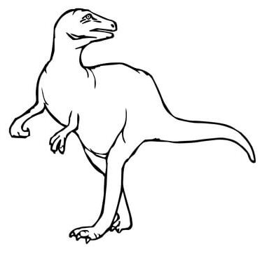 Desenho de Dinossauros Maiasaura para Colorir
