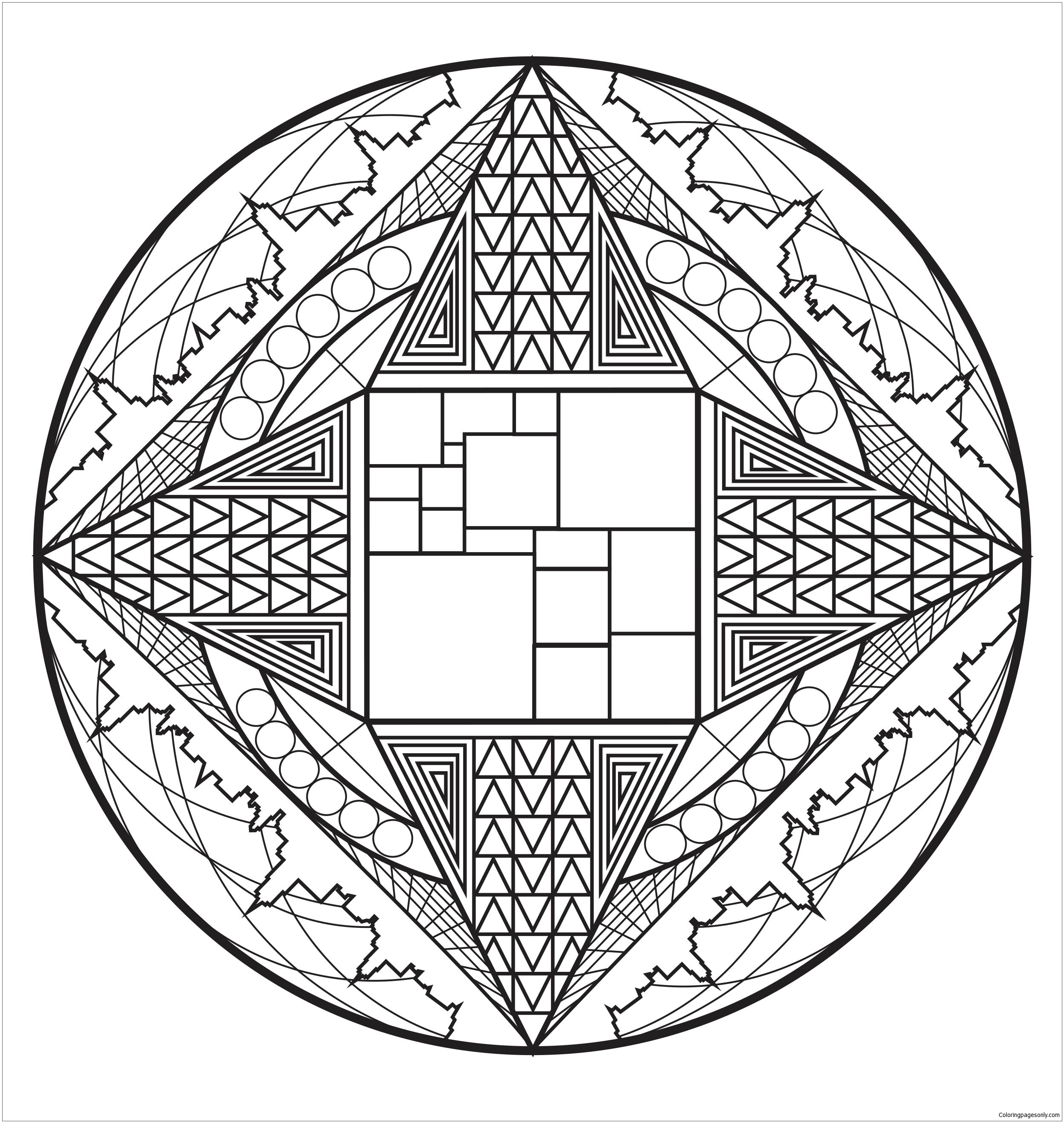 Mandala Art Deco von Mandala