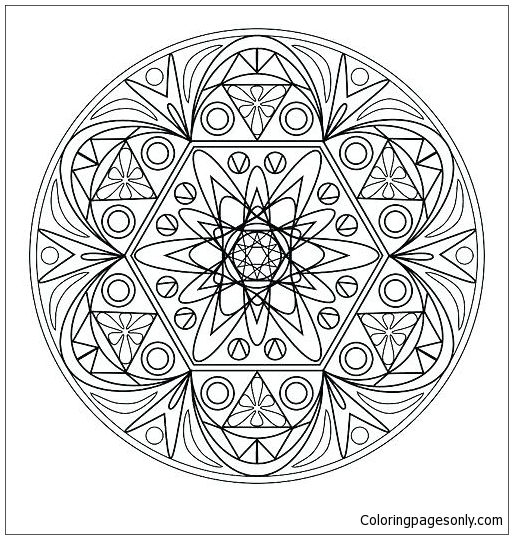 Mandalakunst van Mandala
