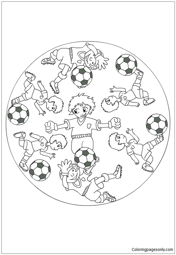 Mandala For Boys Coloring Pages