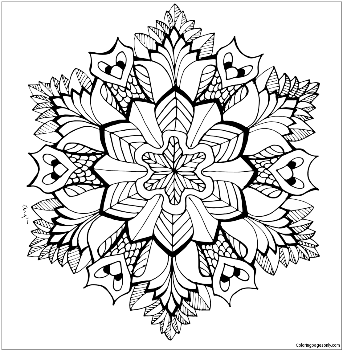 Mandala der Eulen von Mandala