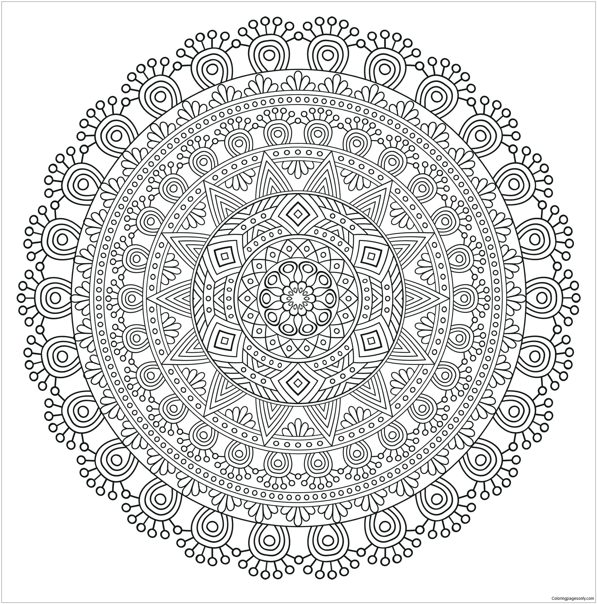 Mandala zen antiestresse 5 da Mandala