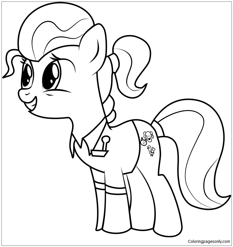Mane Goodall Coloring Page