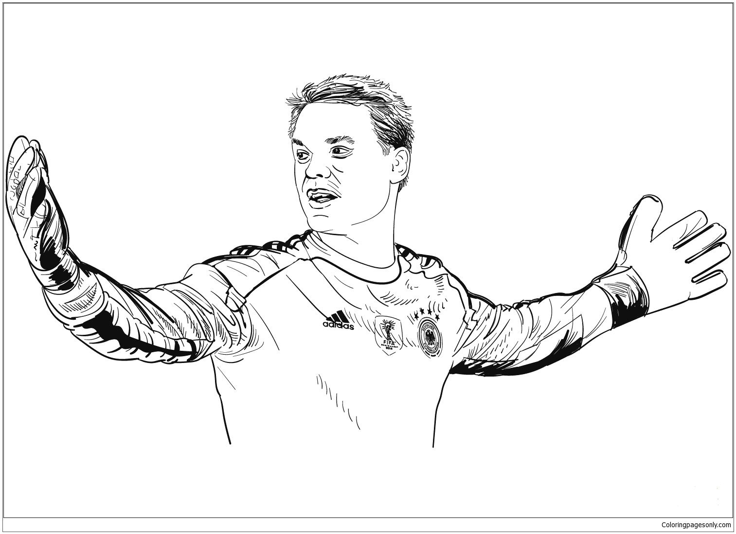 Manuel Neuer-image 1 Coloring Pages