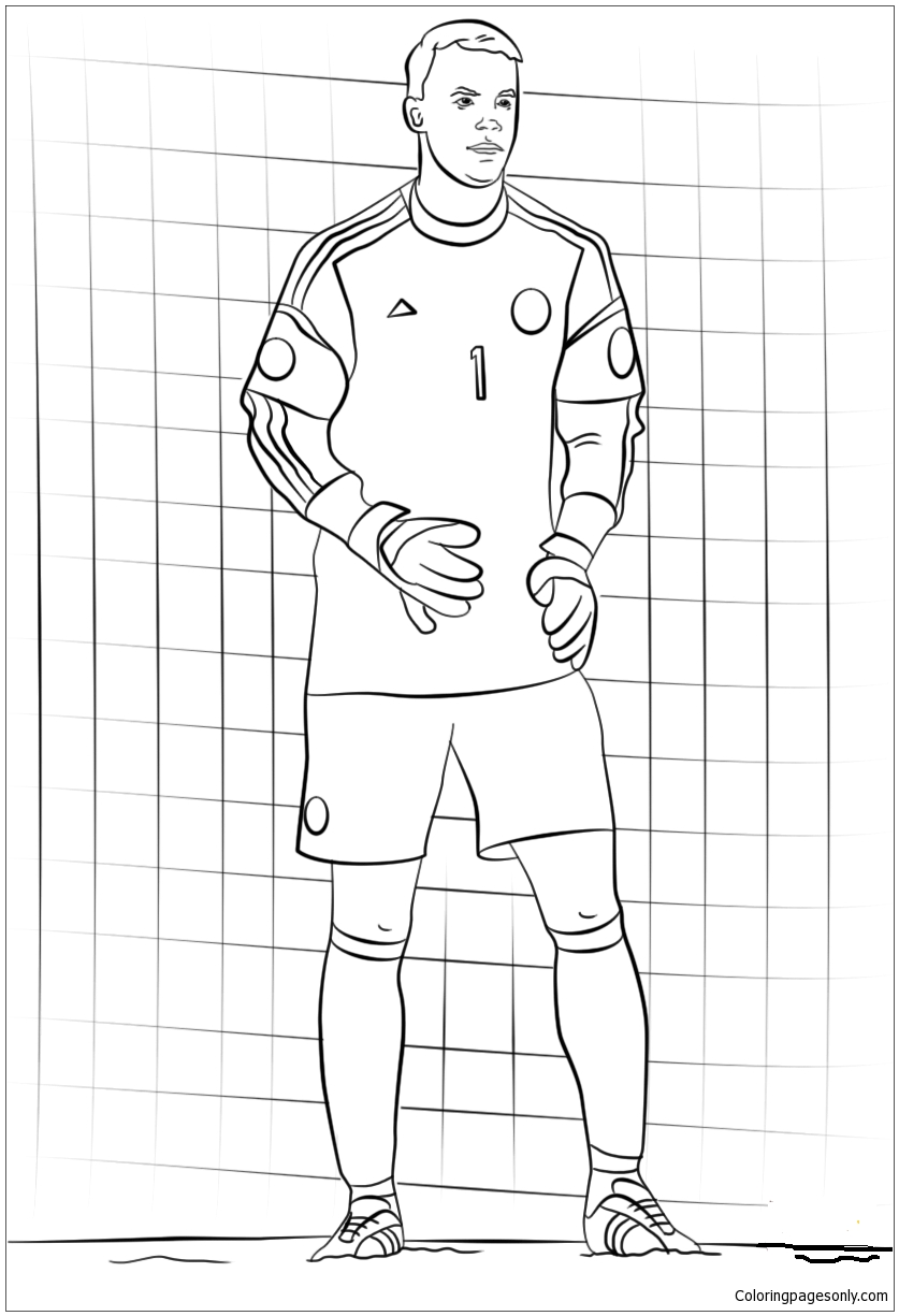 Manuel Neuer-image 2 Coloring Page