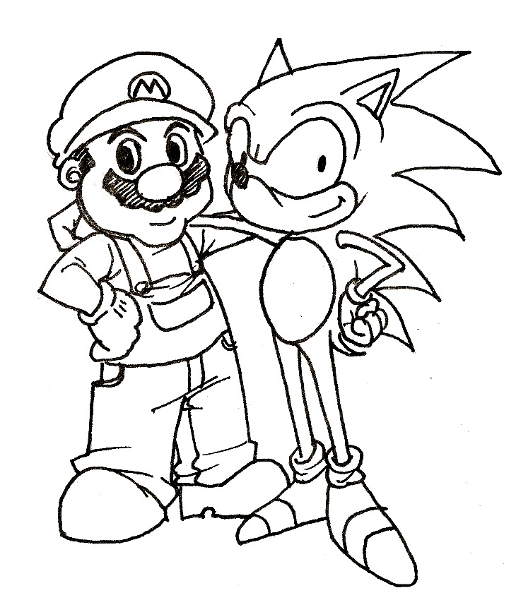 Fresco Disegni Da Colorare Mario E Sonic Migliori Pagine Da Colorare Images And Photos Finder