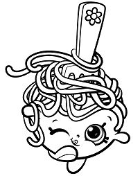 Mario Meatball Shopkins Coloring Pages